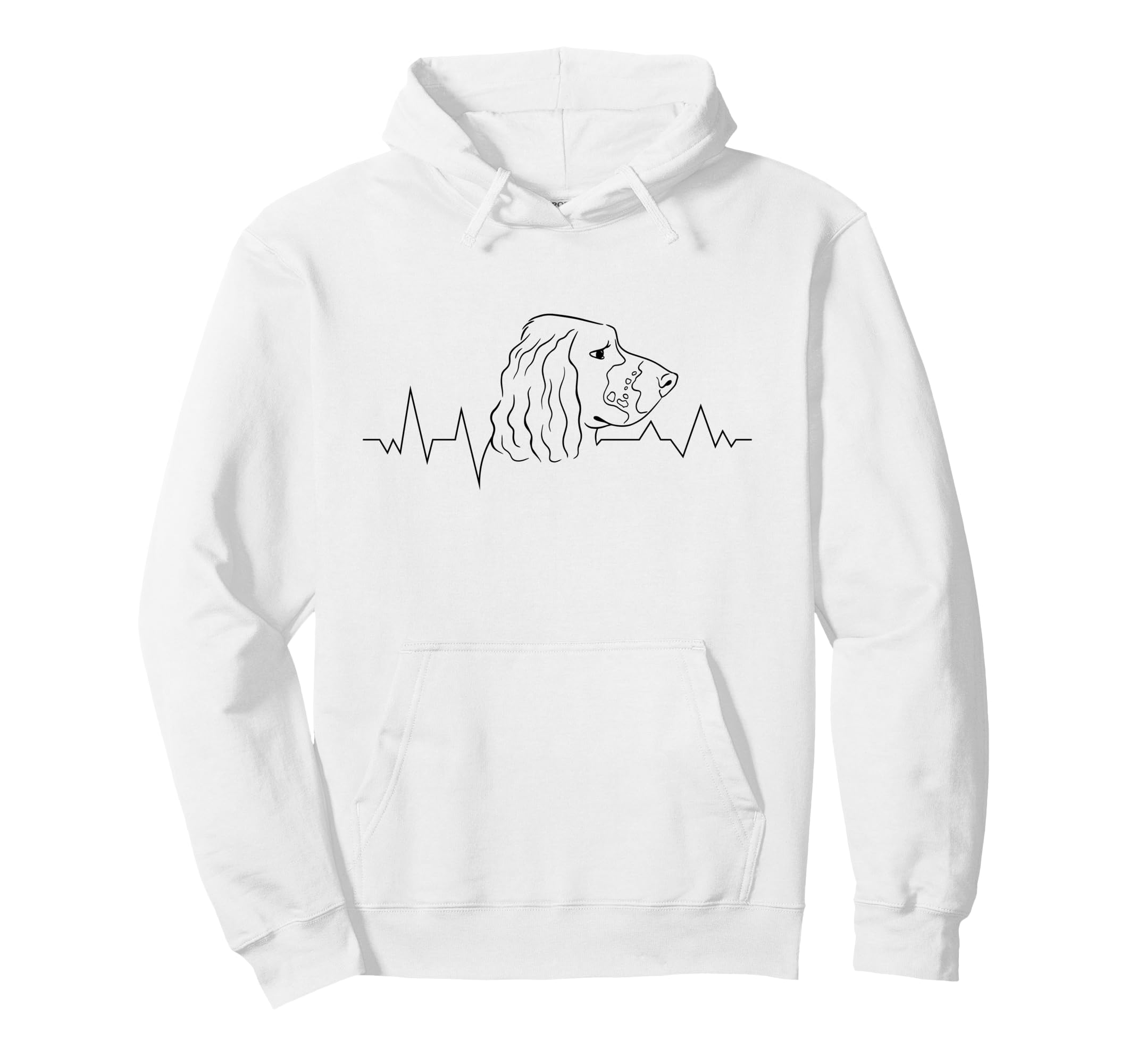 Dog Breed English Springer Spaniel Dog Hoodie - Novelty Apparel for Adults - T-Shirt, Sweatshirt, Hoodie