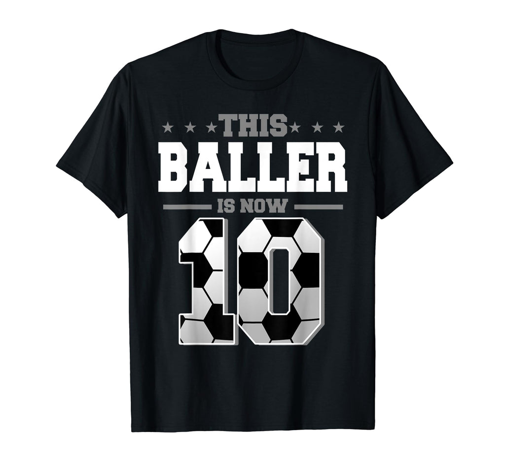 This Baller Is Now 10 Birthday T-Shirt - Aesthetic Graphic for Adults - T-Shirt, Sweatshirt, Hoodie