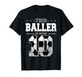 This Baller Is Now 10 Birthday T-Shirt - Aesthetic Graphic for Adults - T-Shirt, Sweatshirt, Hoodie