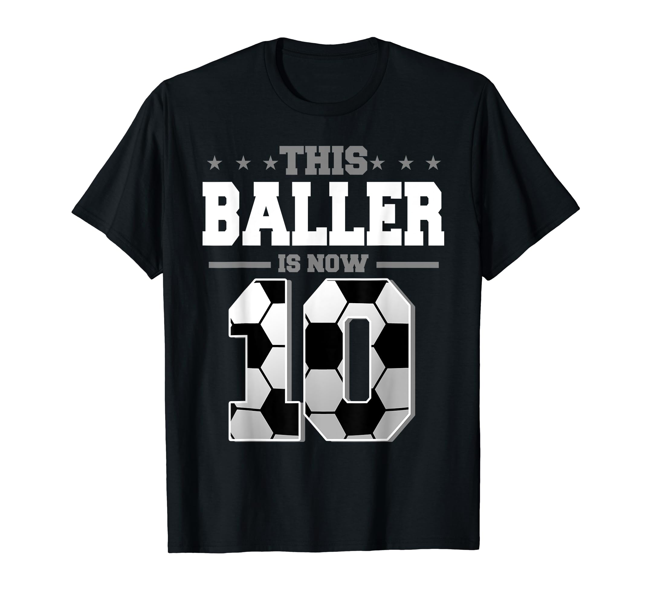 This Baller Is Now 10 Birthday T-Shirt - Aesthetic Graphic for Adults - T-Shirt, Sweatshirt, Hoodie