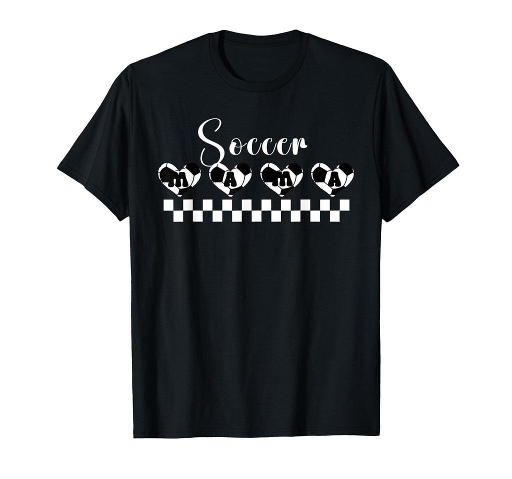 Soccer Mom Mama Heart Ball Sports T-Shirt - Minimalist Print for Adults - T-Shirt, Sweatshirt, Hoodie