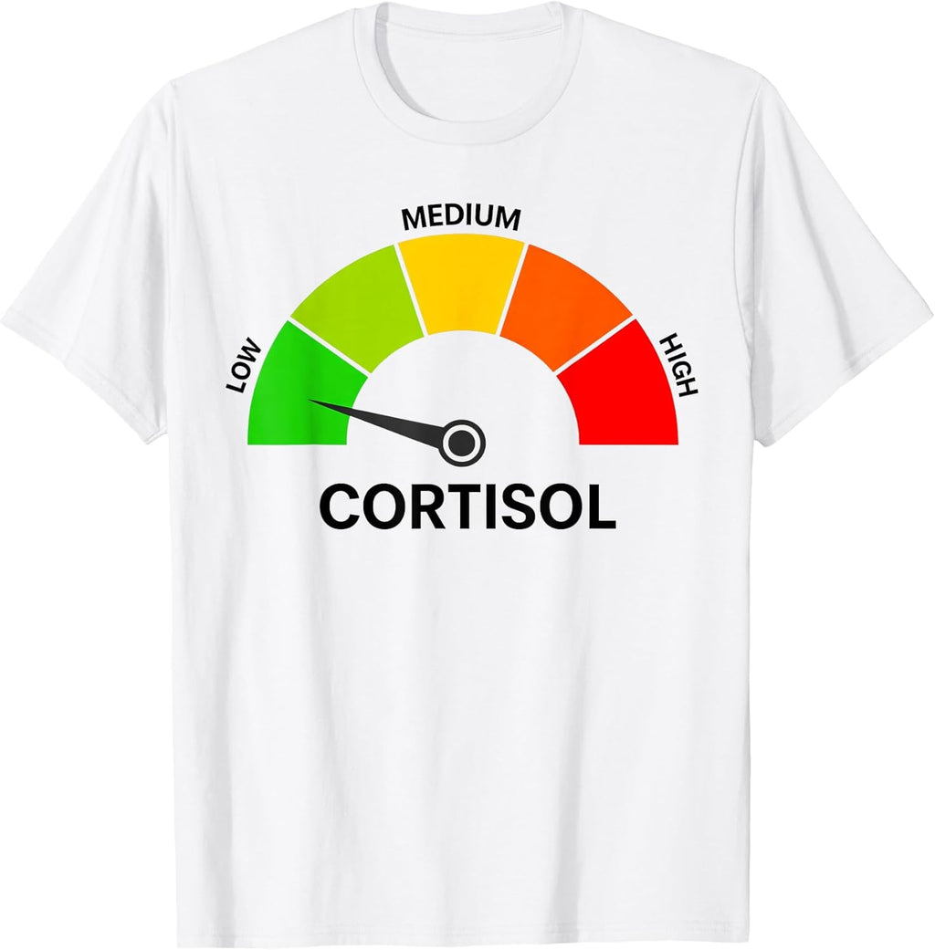 Low Cortisol Levels Meme Funny - Adult & Kids T-Shirts, Sweatshirts & Hoodies apparel design preview 1