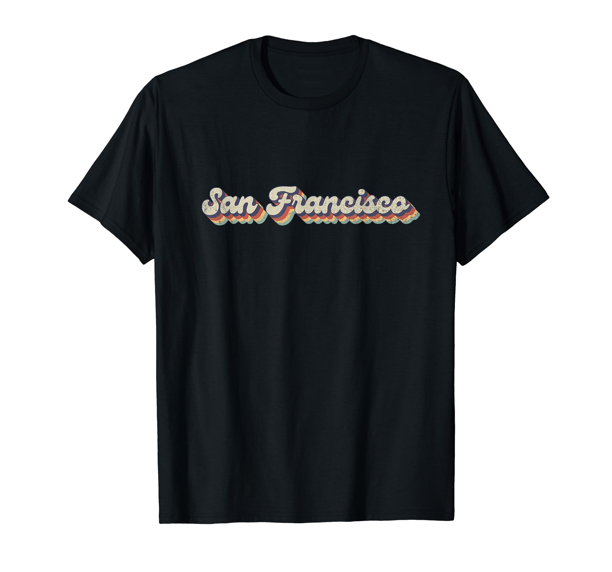 70S 80S Usa City San Francisco T-Shirt - Trendy Graphic Unisex - T-Shirt, Sweatshirt, Hoodie