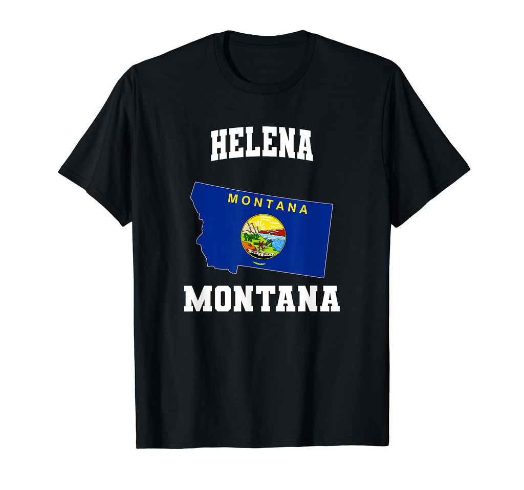 Helena Montana Mt State Athletic T-Shirt - Novelty Apparel for Adults - T-Shirt, Sweatshirt, Hoodie
