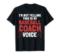 Funny Coach Voice Baseball T-Shirt - Casual Everyday Wear Men Women - T-Shirt, Sweatshirt, Hoodie