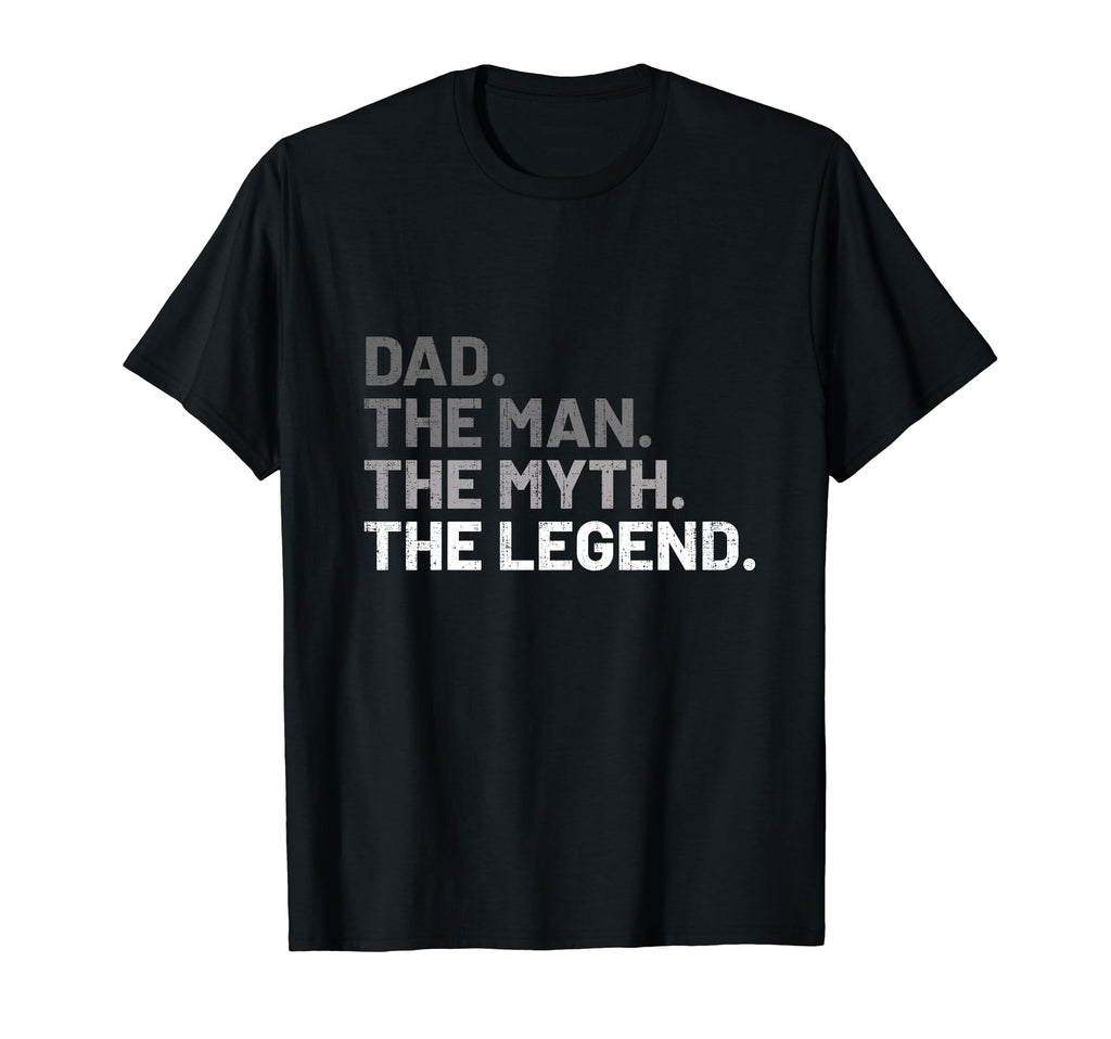 Dad Myth Legend Fathers Day T-Shirt - Minimalist Print Men Women - T-Shirt, Sweatshirt, Hoodie