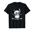 Golf Lover Skull Crossed Golf Clubs Golf Dad T-Shirt - Graphic Print Unisex - T-Shirt, Sweatshirt, Hoodie