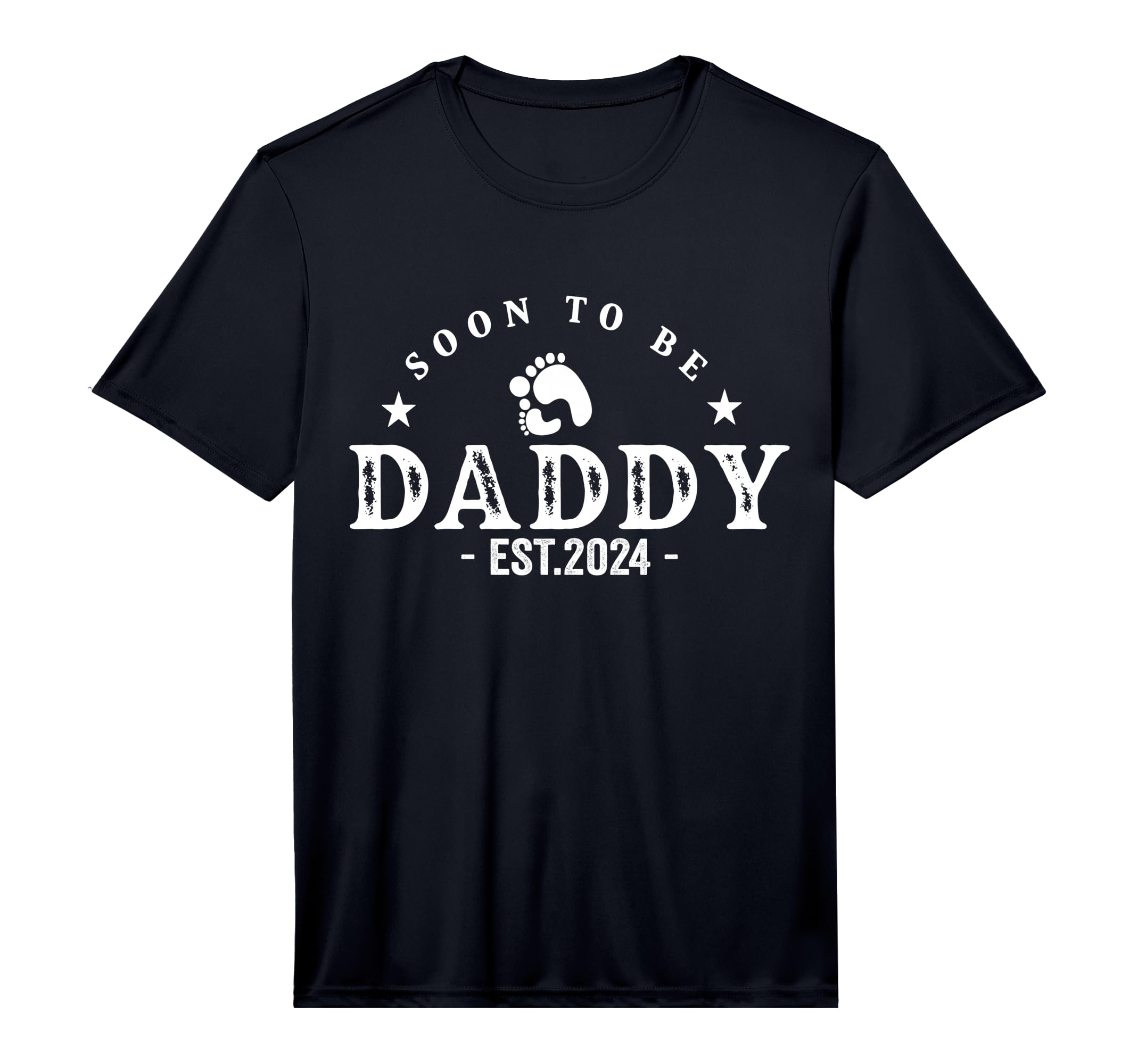 Mens Soon To Be Daddy Est 2024 New T-Shirt - Fun Novelty Design for Adults - T-Shirt, Sweatshirt, Hoodie