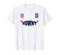 Lindsey Heaps 10 White Uswnt Officially T-Shirt - Custom Art Print Unisex - T-Shirt, Sweatshirt, Hoodie