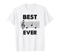 Best Dad Ever Treble Clef Musician T-Shirt - Aesthetic Graphic for Adults - T-Shirt, Sweatshirt, Hoodie