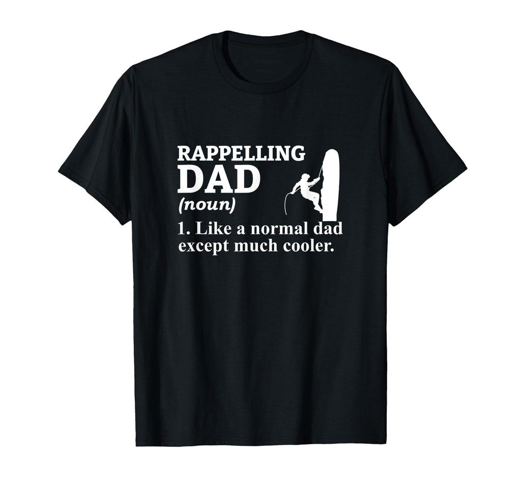 Rappelling Dad Canyoneering Rope T-Shirt - Trendy Graphic Men Women - T-Shirt, Sweatshirt, Hoodie
