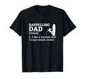 Rappelling Dad Canyoneering Rope T-Shirt - Trendy Graphic Men Women - T-Shirt, Sweatshirt, Hoodie