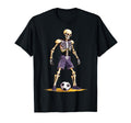 Spooky Skeleton Playing Soccer T-Shirt - Novelty Apparel Men Women - T-Shirt, Sweatshirt, Hoodie