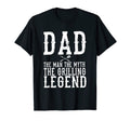 Dad Myth Grilling Legend T-Shirt - Custom Art Print Men Women - T-Shirt, Sweatshirt, Hoodie