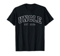 Promoted To Uncle Est 2026 Lettering T-Shirt - Novelty Apparel Unisex - T-Shirt, Sweatshirt, Hoodie