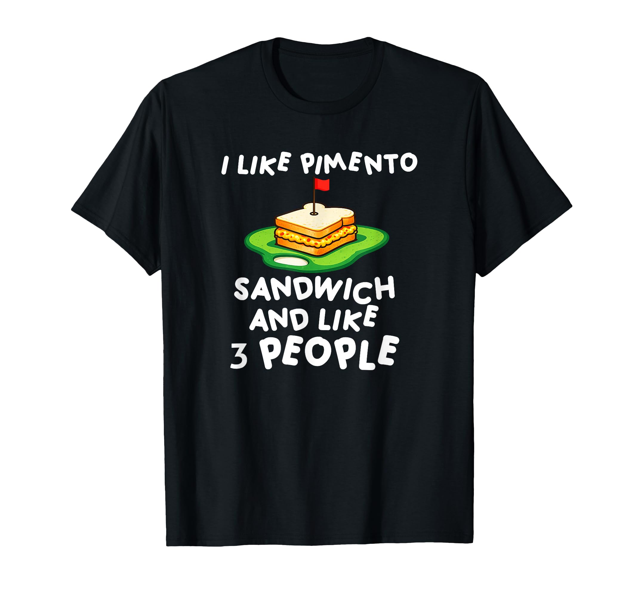 Pimento Cheese Sandwich Golf Dad T-Shirt - Unique Graphic Men Women - T-Shirt, Sweatshirt, Hoodie