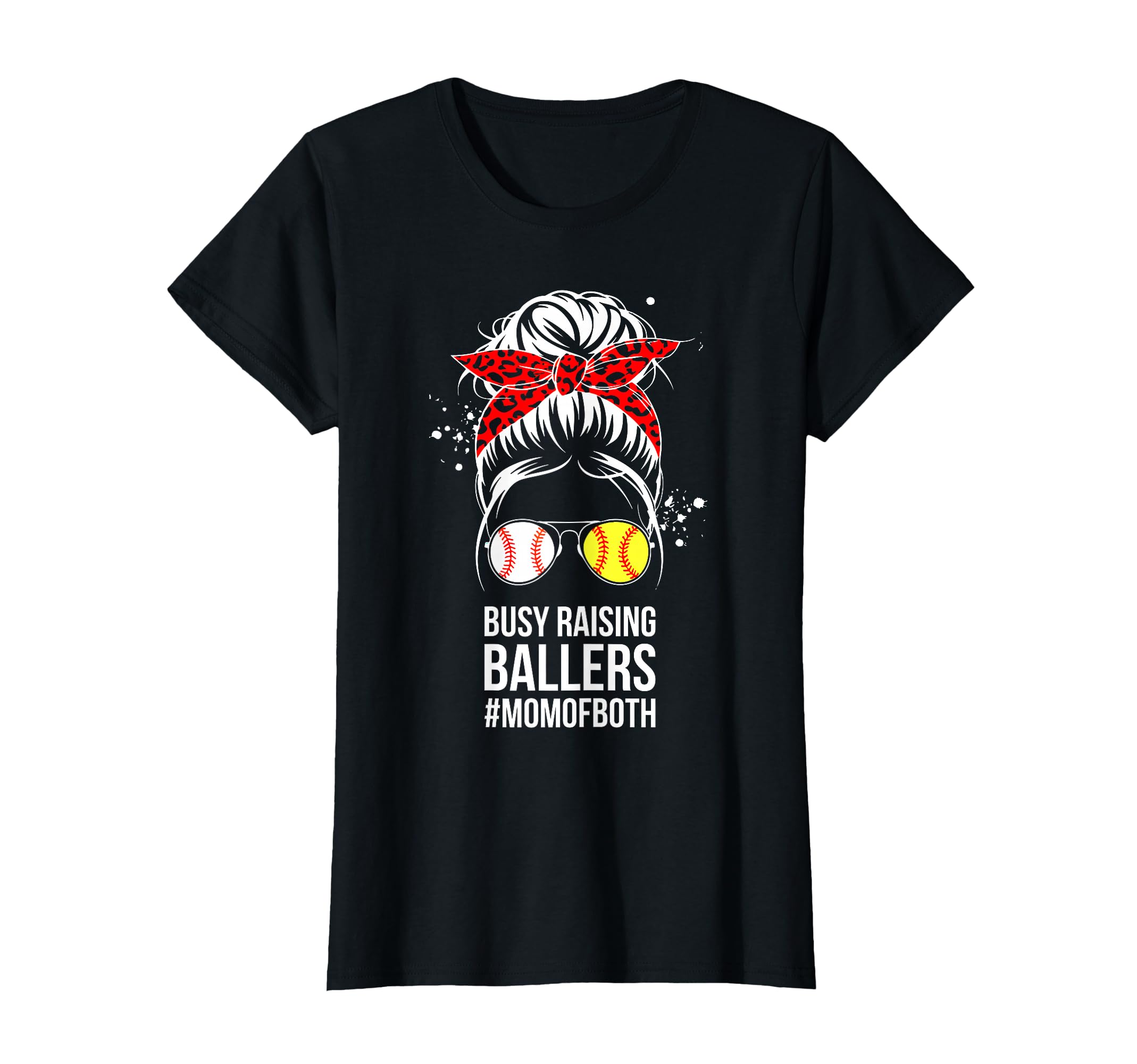 Busy Raising Ballers Softball T-Shirt - Custom Art Print for Adults - T-Shirt, Sweatshirt, Hoodie