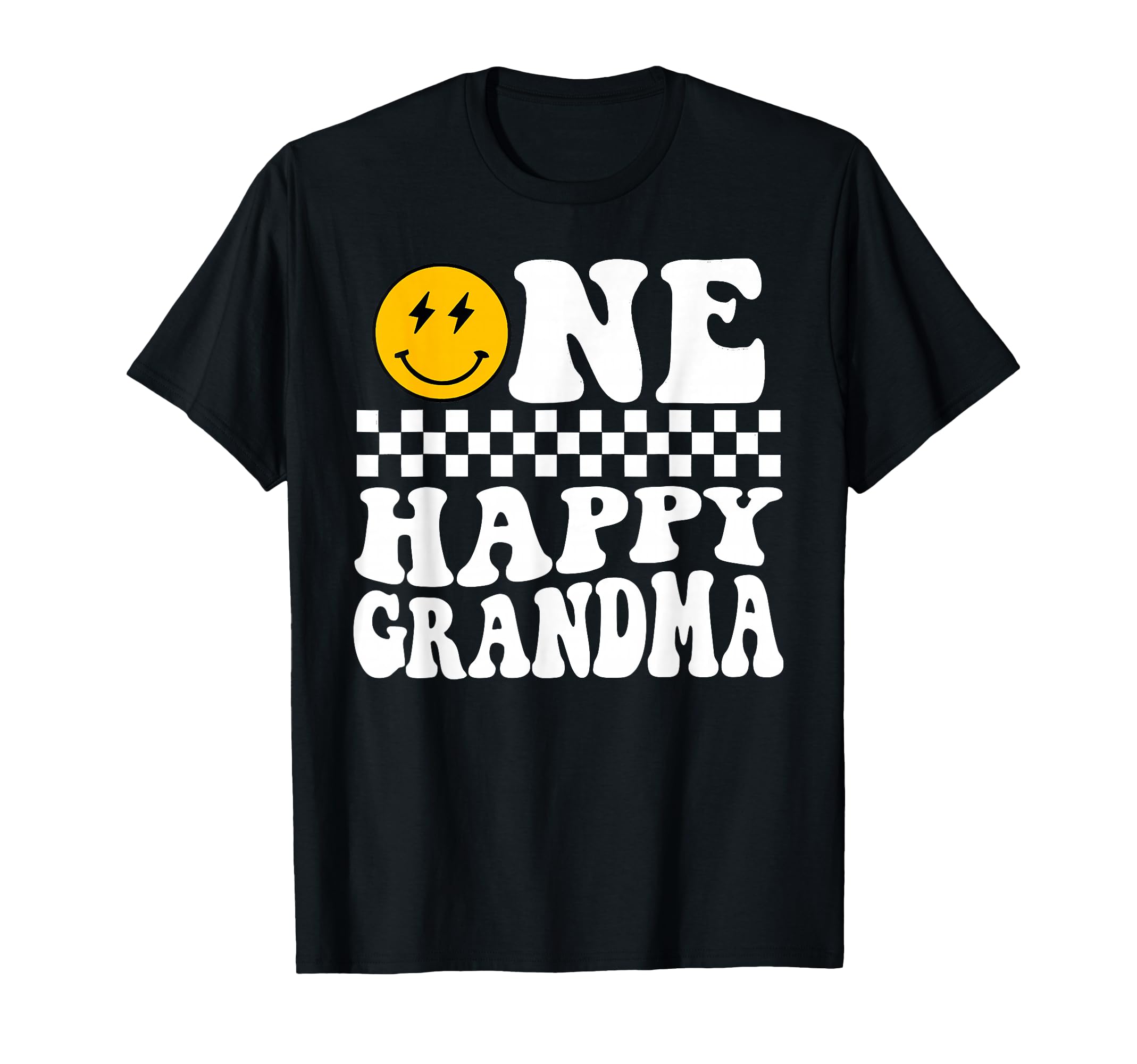 One Happy Dude 1St Birthday One Grandma T-Shirt - Unique Graphic Unisex - T-Shirt, Sweatshirt, Hoodie