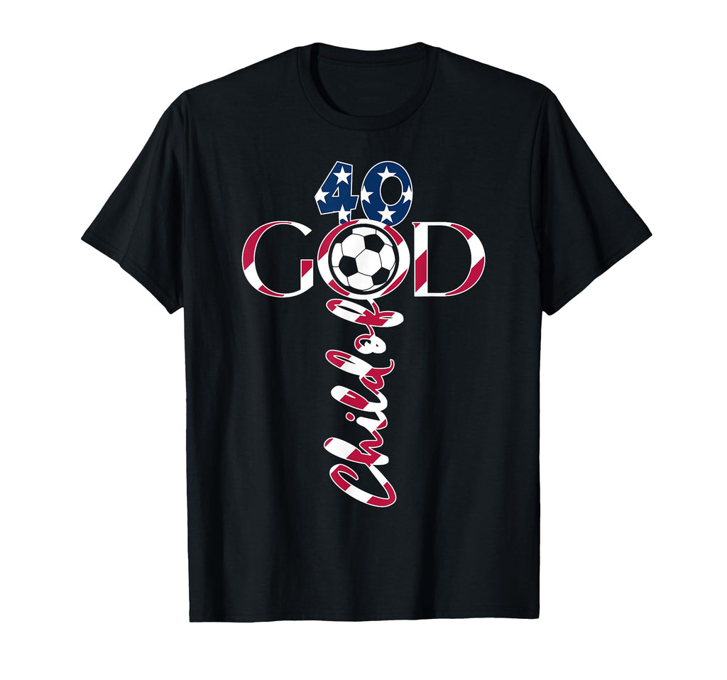Jesus 40 Years Child God Soccer 40Th T-Shirt - Minimalist Print for Adults - T-Shirt, Sweatshirt, Hoodie