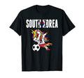 Dabbing Unicorn South Korea Soccer T-Shirt - Streetwear Style for Adults - T-Shirt, Sweatshirt, Hoodie