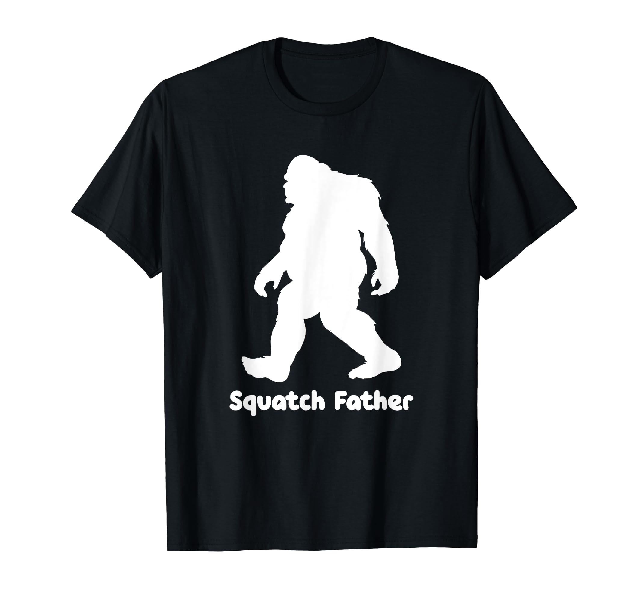 Funny Sasquatch Silhouette Squatch Father T-Shirt - Unique Graphic Unisex - T-Shirt, Sweatshirt, Hoodie