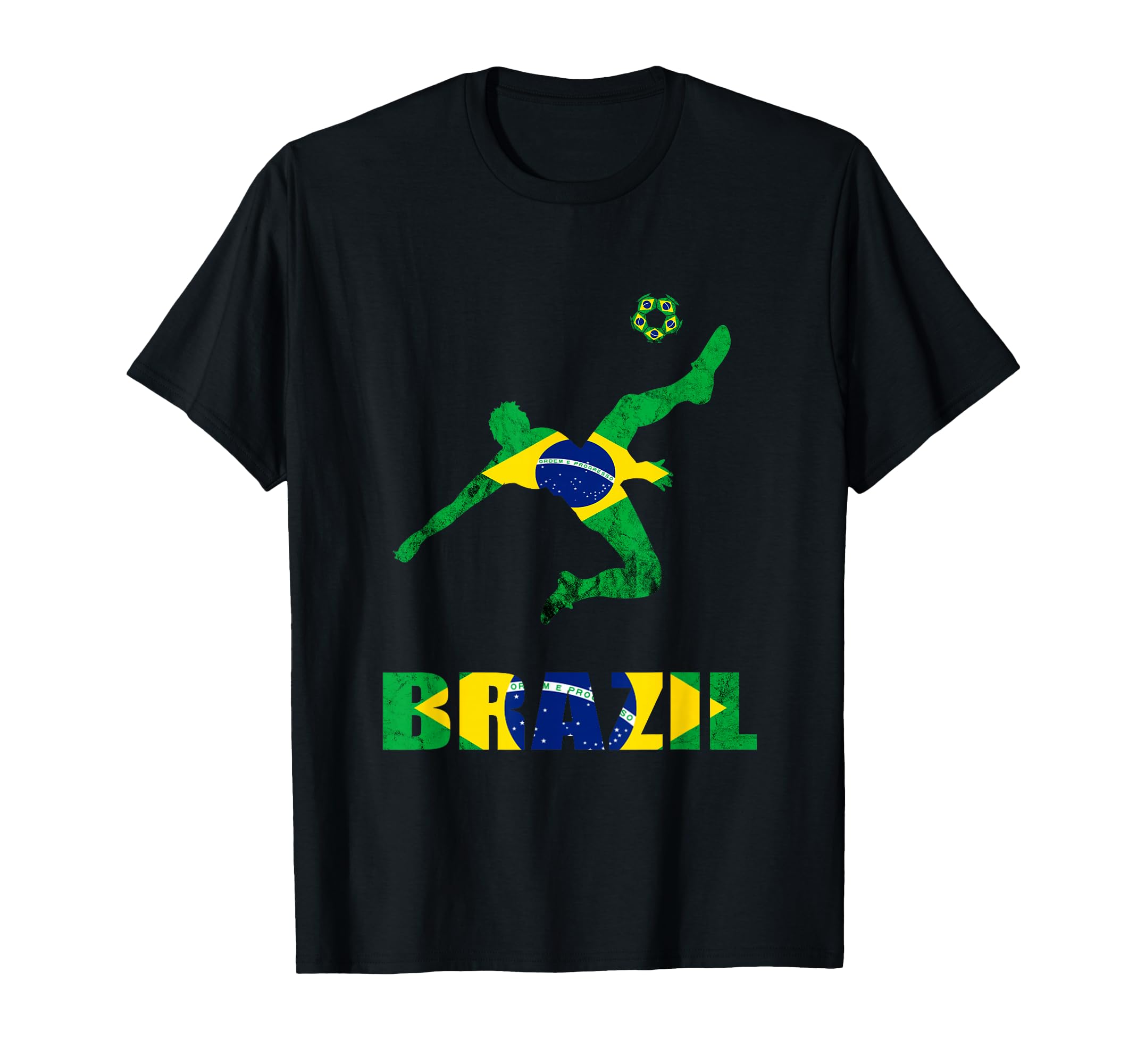 Brazil Soccer Brazilian Football T-Shirt - Minimalist Print for Adults - T-Shirt, Sweatshirt, Hoodie