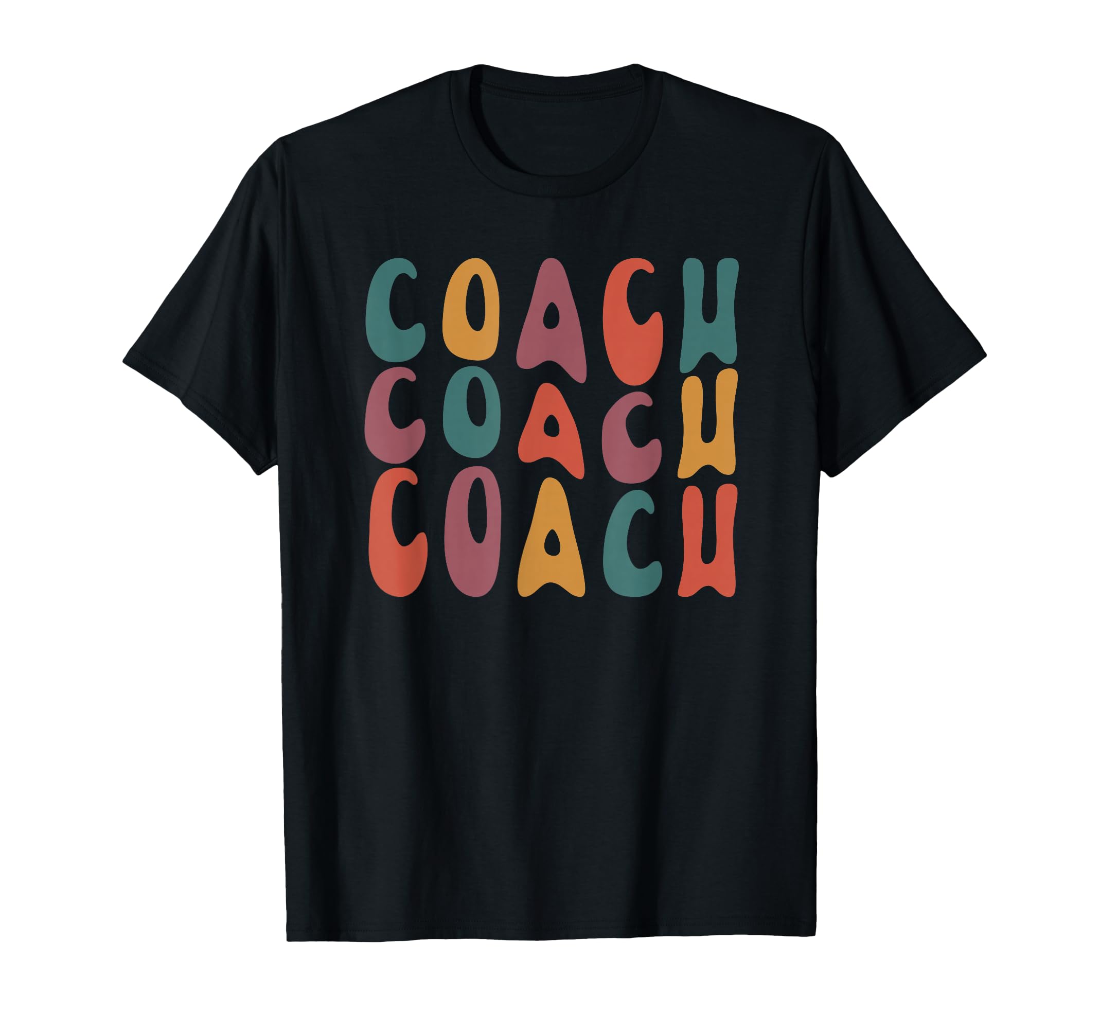 Coach Groovy Colorful Coaching Small T-Shirt - Novelty Apparel Men Women - T-Shirt, Sweatshirt, Hoodie