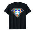 Autism Awareness Superhero Autism T-Shirt - Minimalist Print for Adults - T-Shirt, Sweatshirt, Hoodie