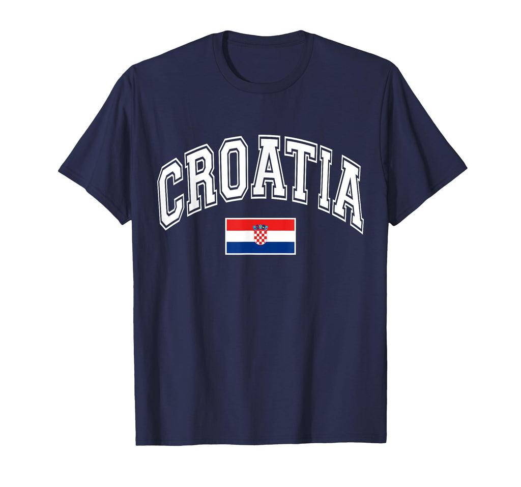 Croatia Croatian Flag Hrvatska T-Shirt - Custom Art Print Men Women - T-Shirt, Sweatshirt, Hoodie