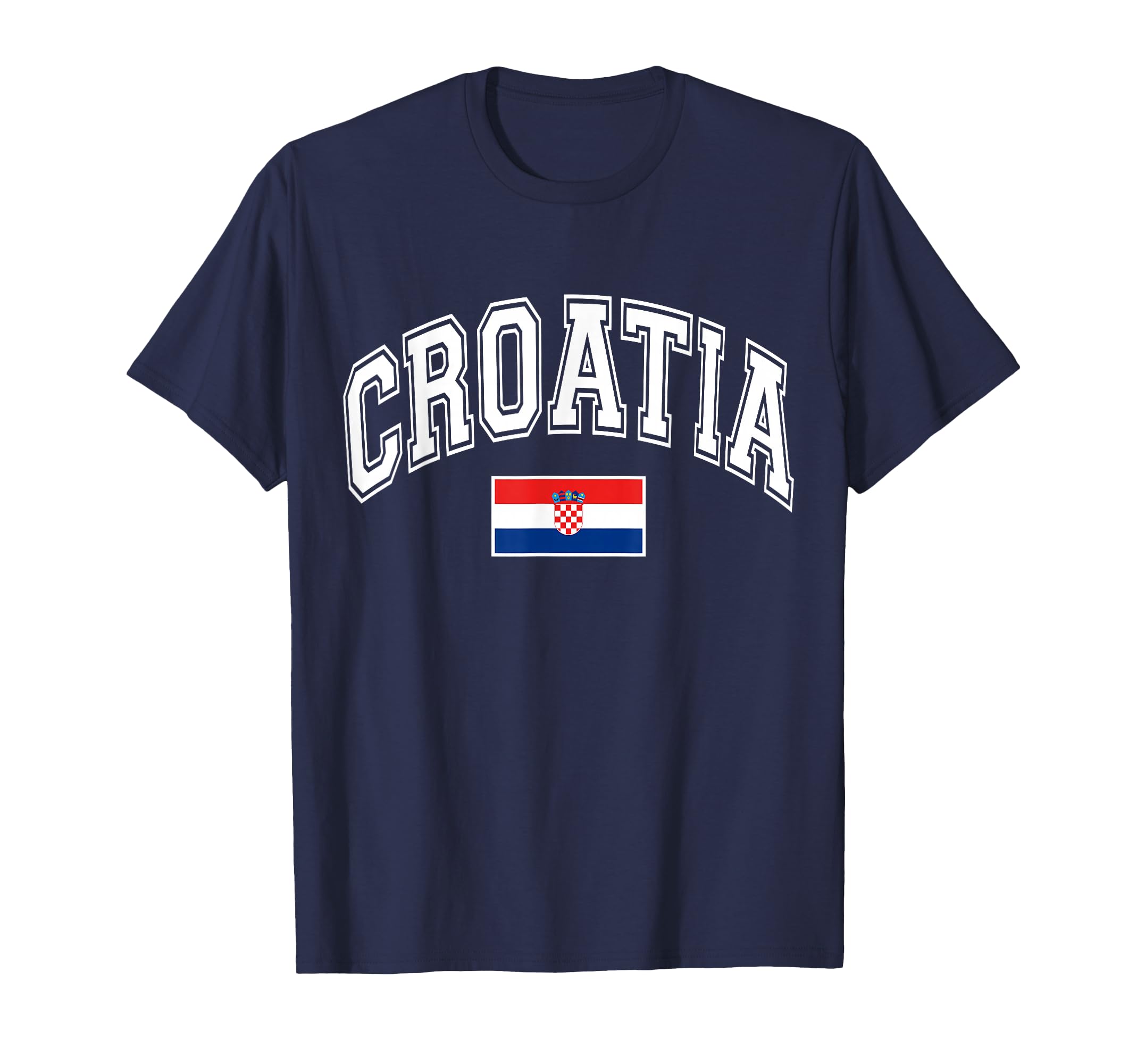 Croatia Croatian Flag Hrvatska T-Shirt - Custom Art Print Men Women - T-Shirt, Sweatshirt, Hoodie