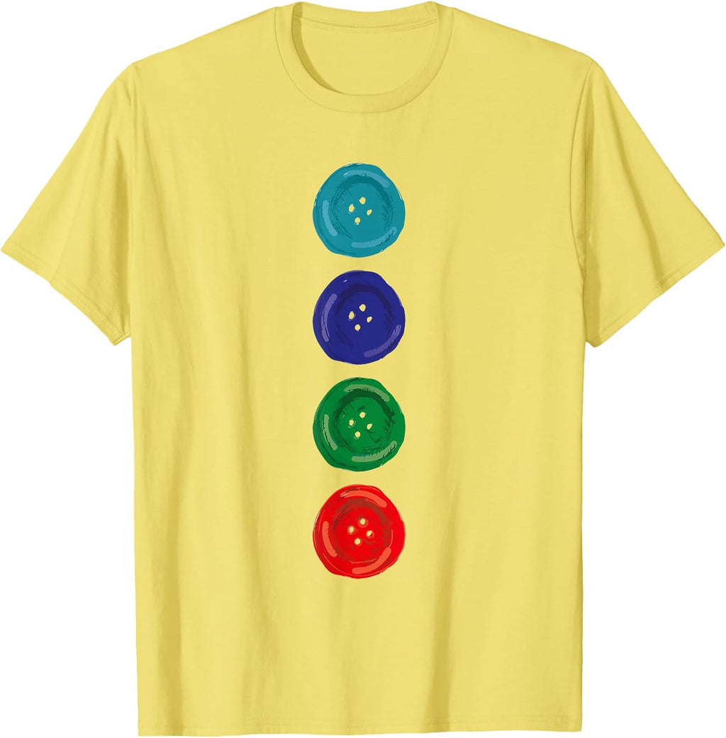 Four Groovy Buttons Blue Cat Funny Halloween Costume - Adult & Kids T-Shirts, Sweatshirts & Hoodies apparel design preview 1