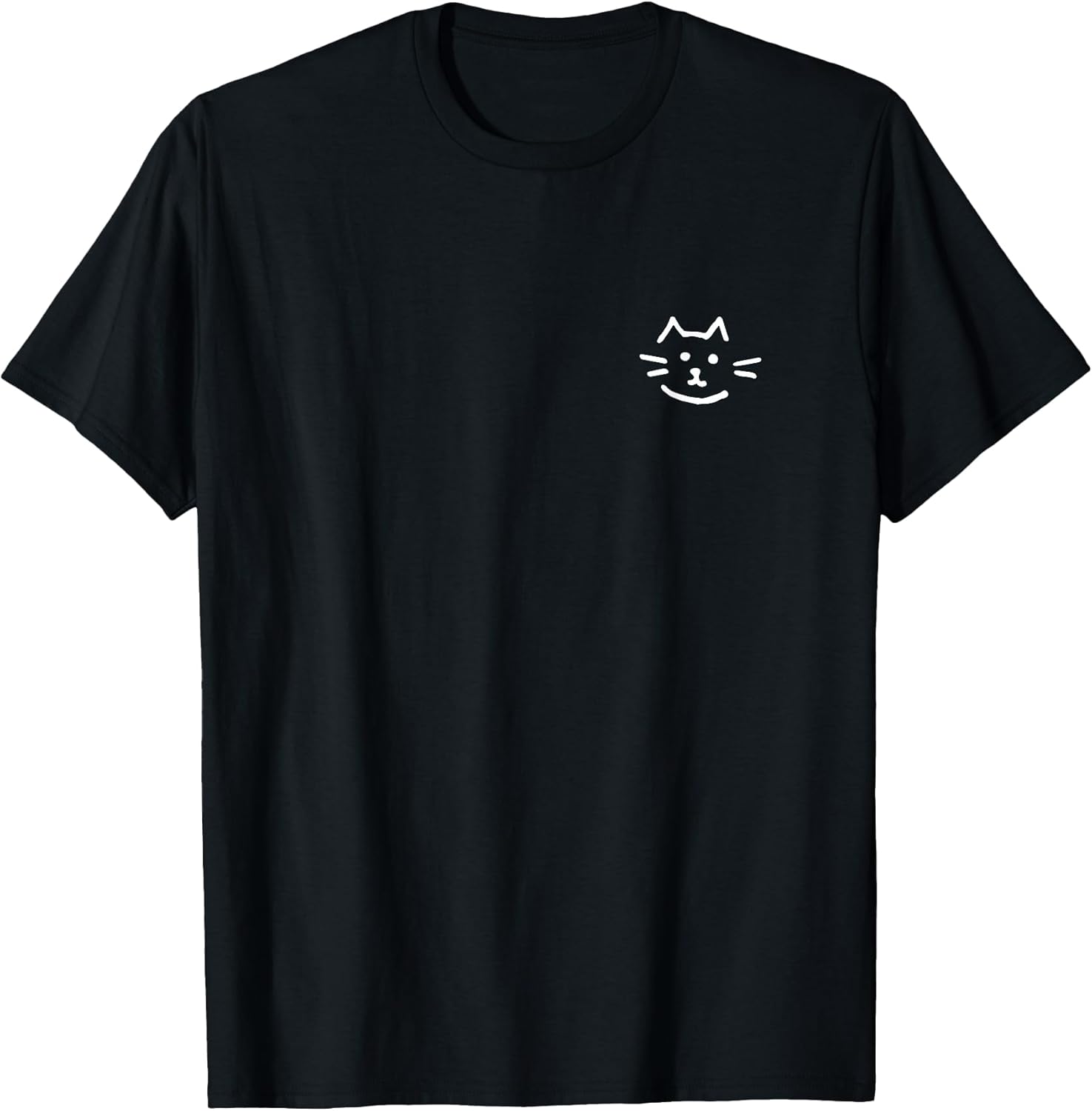 Cute Cat Face Minimalist Subtle Graphic Kitten Lover - Adult & Kids T-Shirts, Sweatshirts & Hoodies apparel design preview 1
