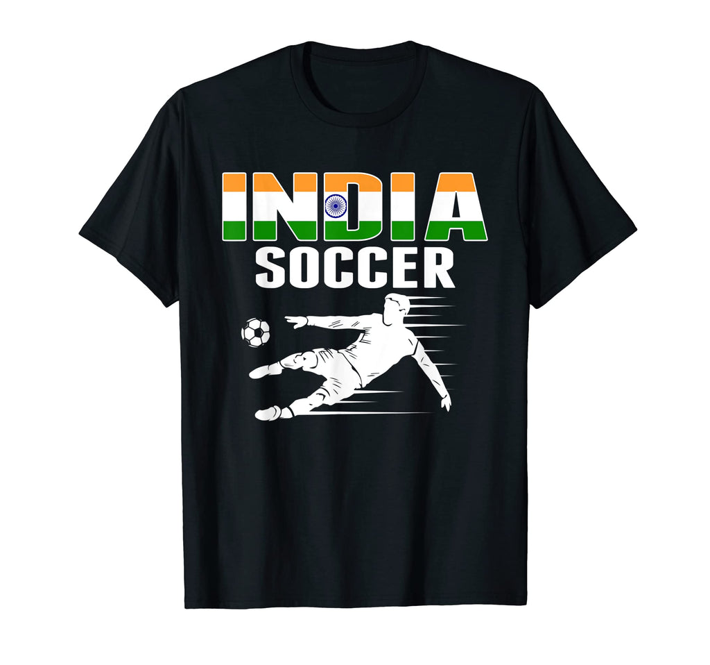 India Soccer Lovers Jersey Indian T-Shirt - Novelty Apparel for Adults - T-Shirt, Sweatshirt, Hoodie