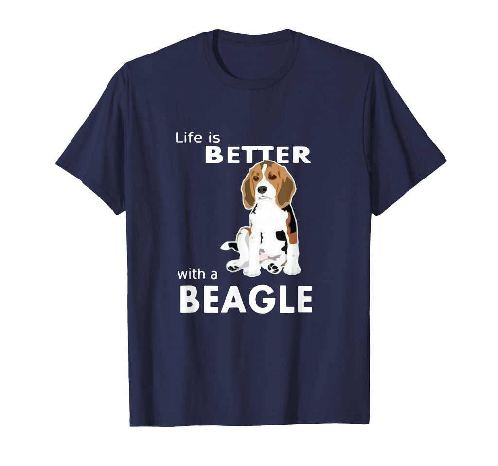 Life Is Better Beagle Beagle Lovers T-Shirt - Casual Everyday Wear Unisex - T-Shirt, Sweatshirt, Hoodie
