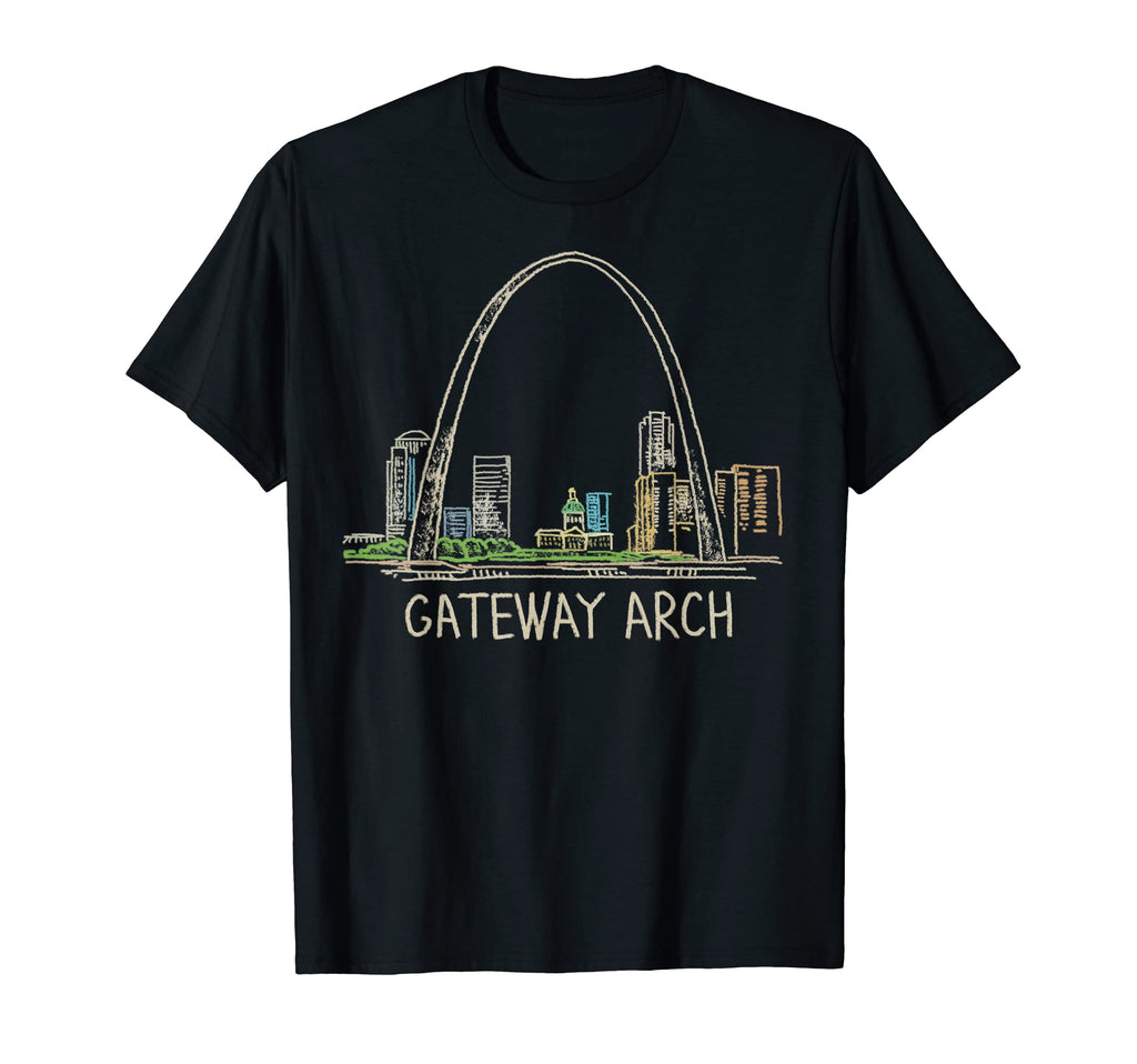 Gateway Arch St Louis T-Shirt - Fun Novelty Design Unisex - T-Shirt, Sweatshirt, Hoodie