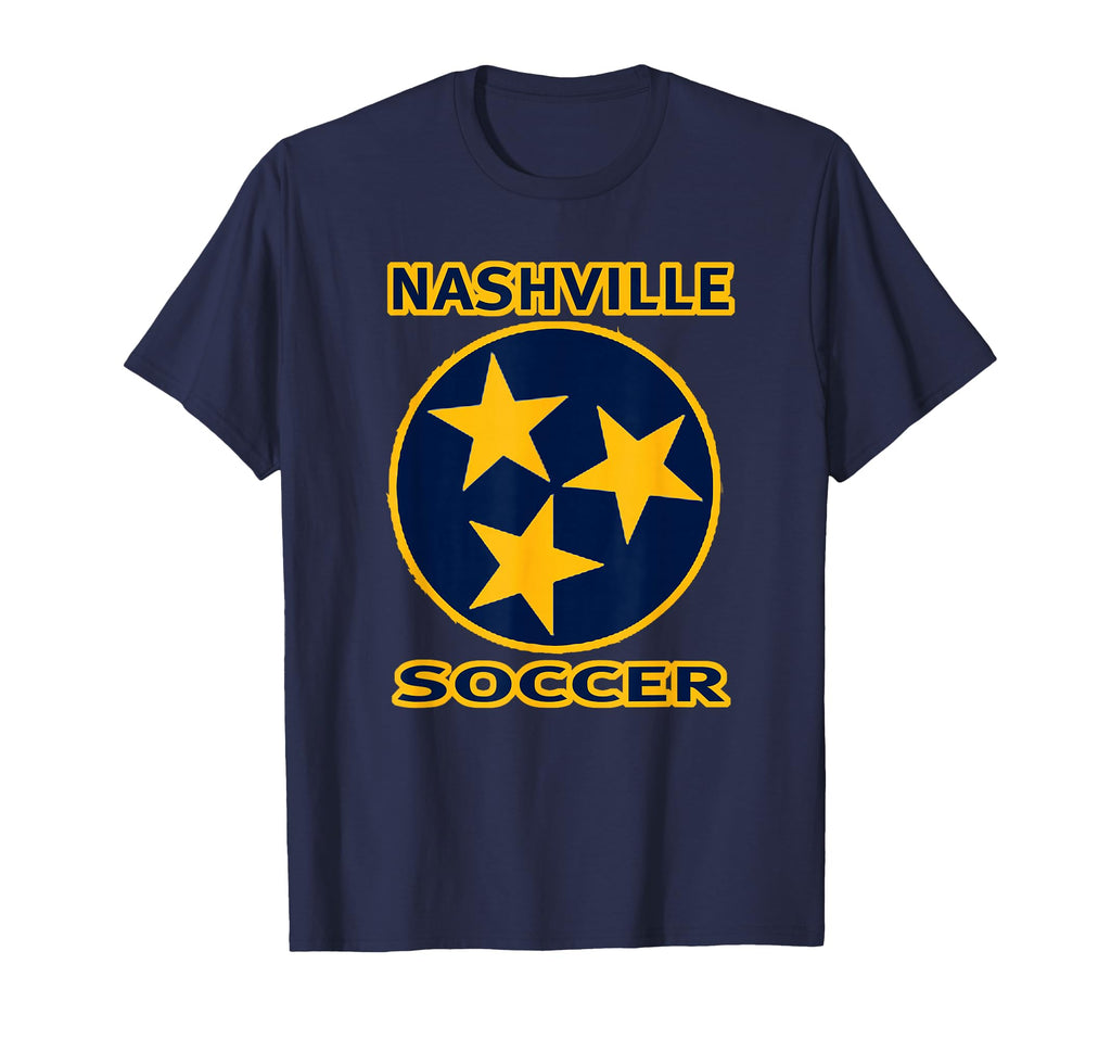 Nashville Soccer Tennessee Tristar T-Shirt - Fun Novelty Design for Adults - T-Shirt, Sweatshirt, Hoodie