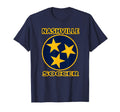 Nashville Soccer Tennessee Tristar T-Shirt - Fun Novelty Design for Adults - T-Shirt, Sweatshirt, Hoodie