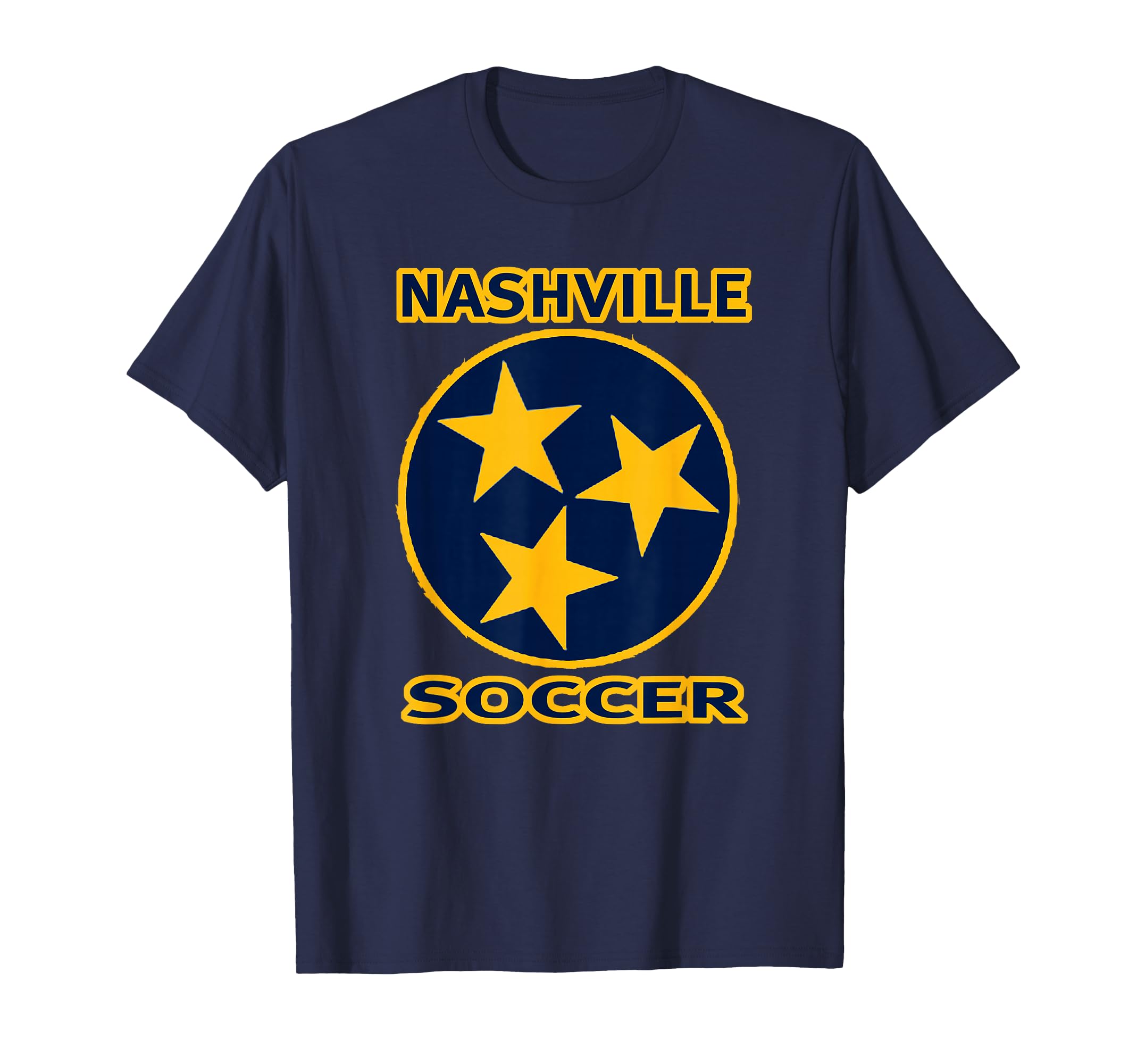 Nashville Soccer Tennessee Tristar T-Shirt - Fun Novelty Design for Adults - T-Shirt, Sweatshirt, Hoodie