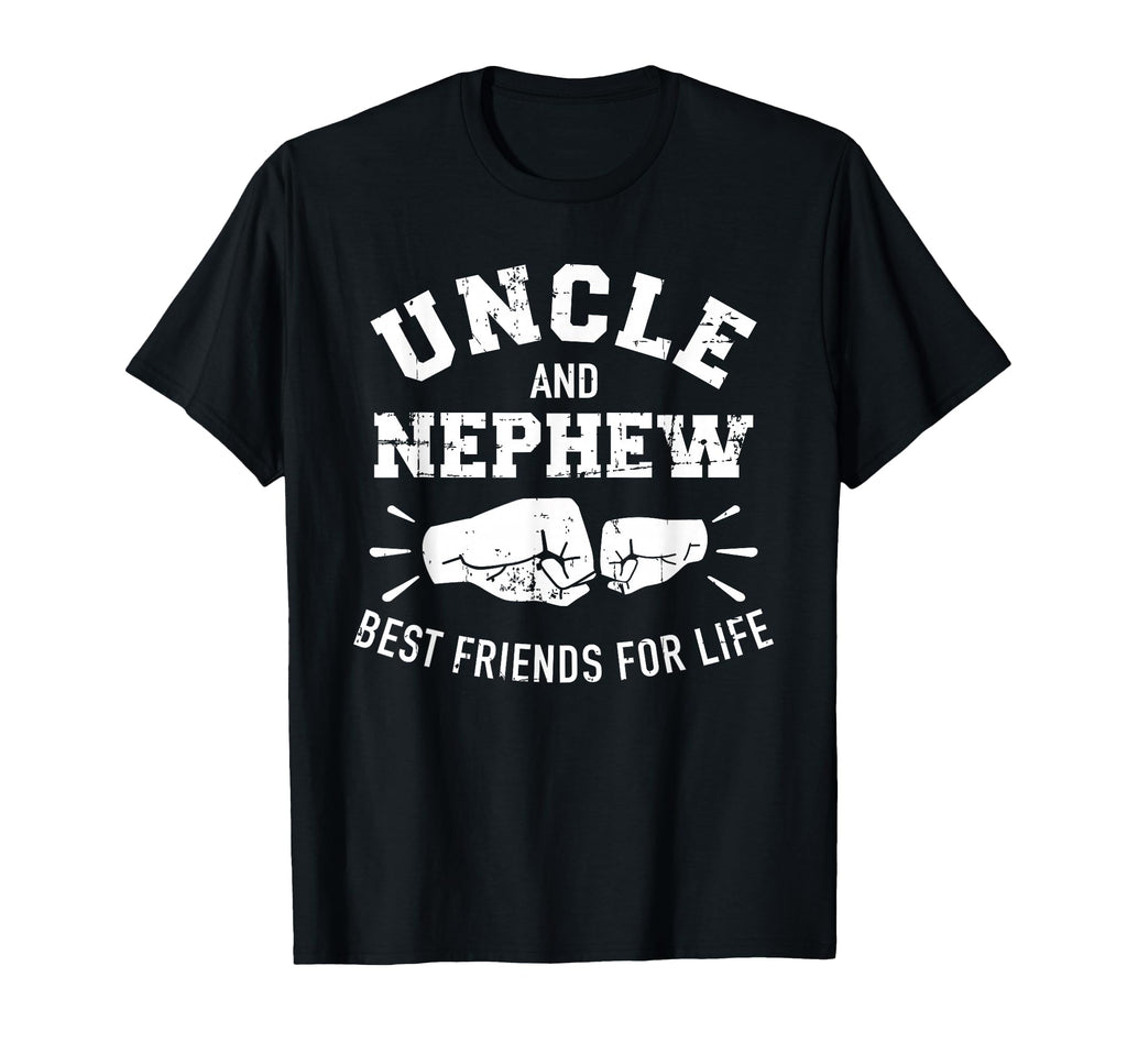 Uncle And Nephew Friends Life Small T-Shirt - Graphic Print Unisex - T-Shirt, Sweatshirt, Hoodie