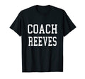 Coach Reeves Custom Football Soccer T-Shirt - Streetwear Style for Adults - T-Shirt, Sweatshirt, Hoodie