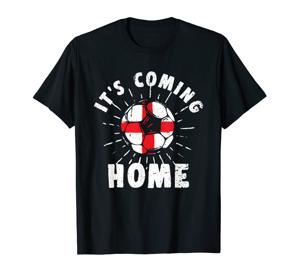Coming Home England Flag Football T-Shirt - Minimalist Print for Adults - T-Shirt, Sweatshirt, Hoodie