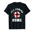 Coming Home England Flag Football T-Shirt - Minimalist Print for Adults - T-Shirt, Sweatshirt, Hoodie