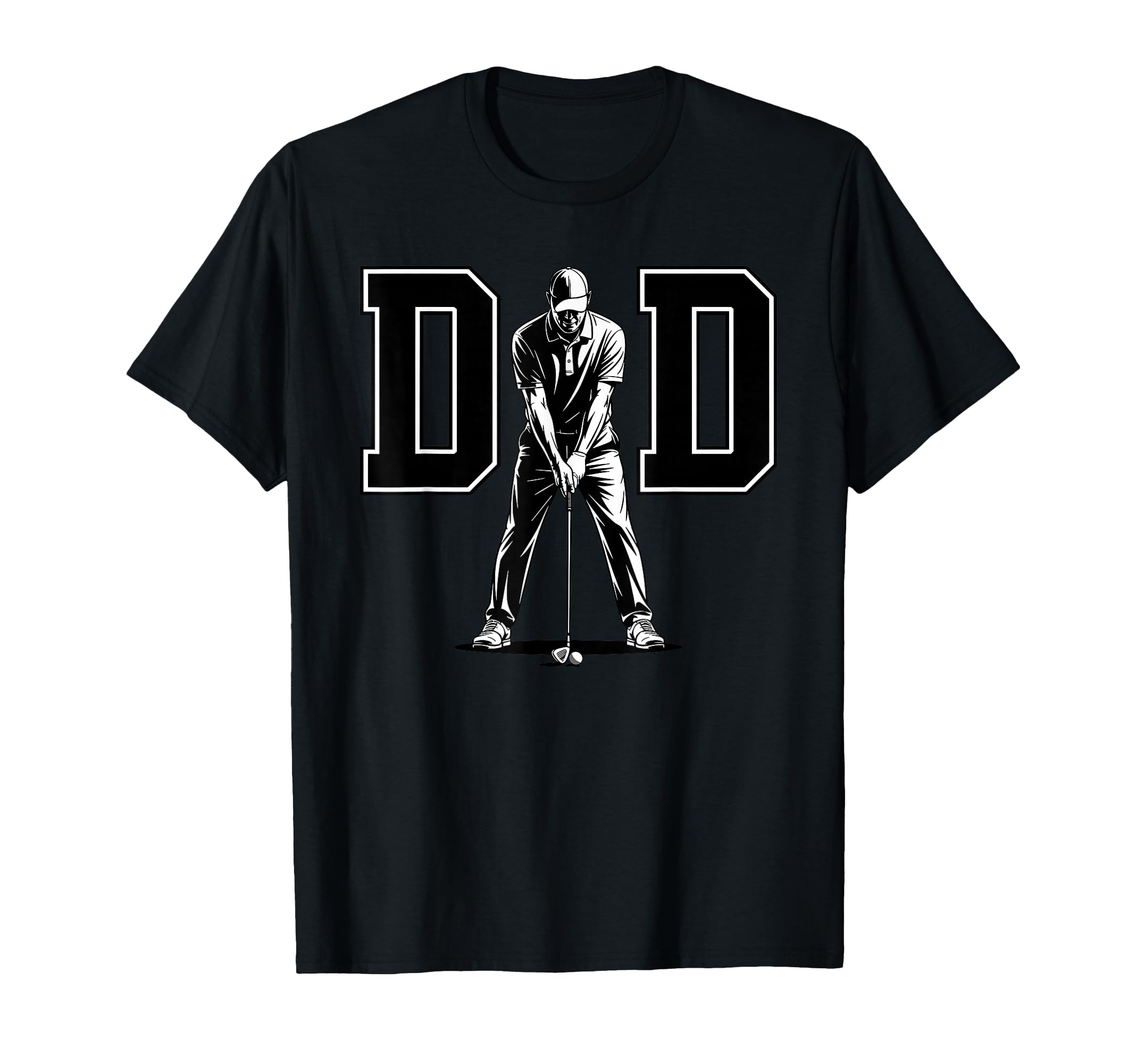 Dad Golf Daddy Golfing Golfer Father T-Shirt - Trendy Graphic Unisex - T-Shirt, Sweatshirt, Hoodie