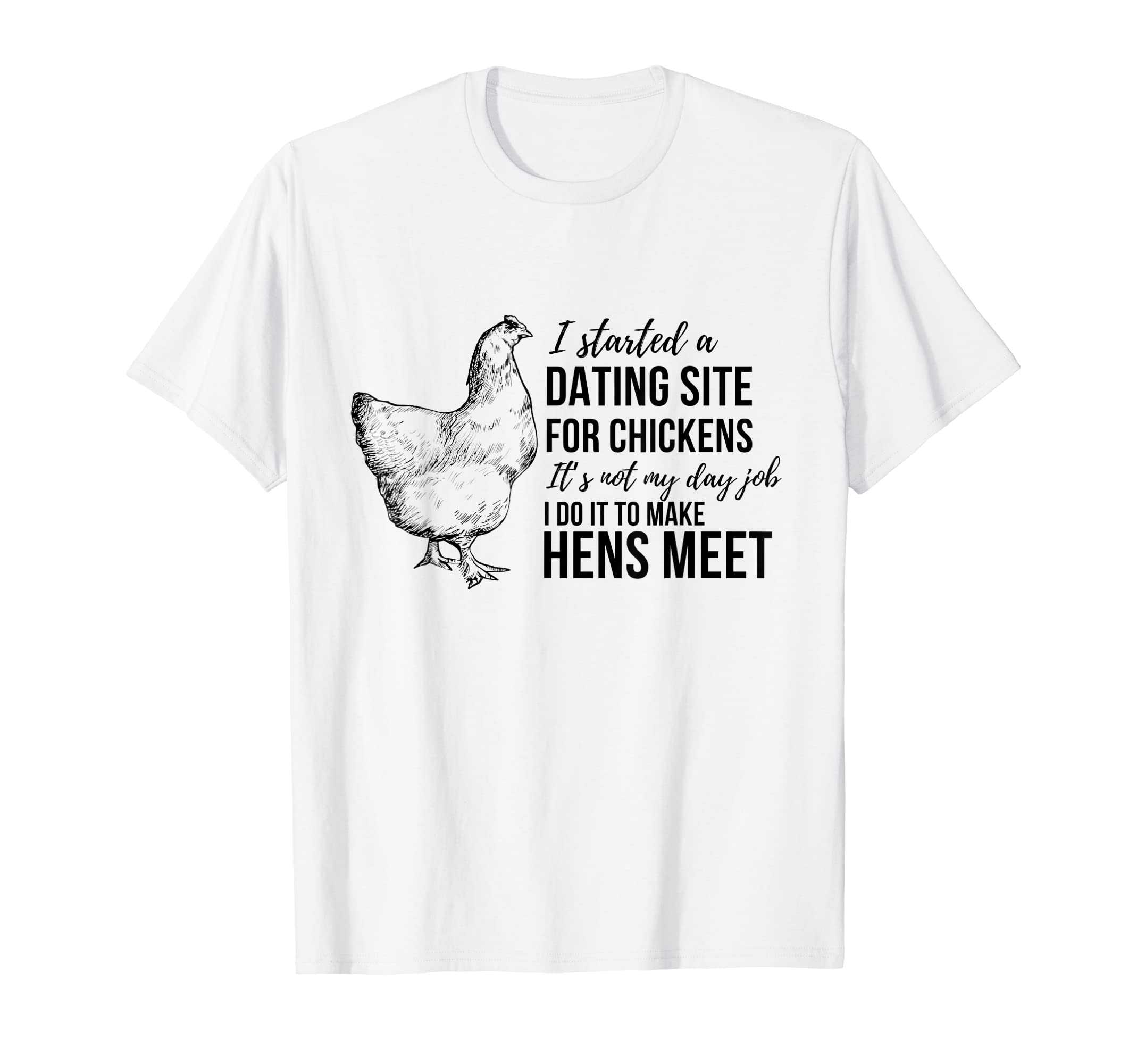 Funny Corny Chickens Hens Meet Dad Joke T-Shirt - Trendy Graphic Unisex - T-Shirt, Sweatshirt, Hoodie