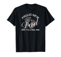 First Time Daddy Funny Proud New Dad T-Shirt - Minimalist Print for Adults - T-Shirt, Sweatshirt, Hoodie