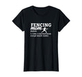 Fencing Mom Like Normal Mom But Cooler T-Shirt - Novelty Apparel Unisex - T-Shirt, Sweatshirt, Hoodie