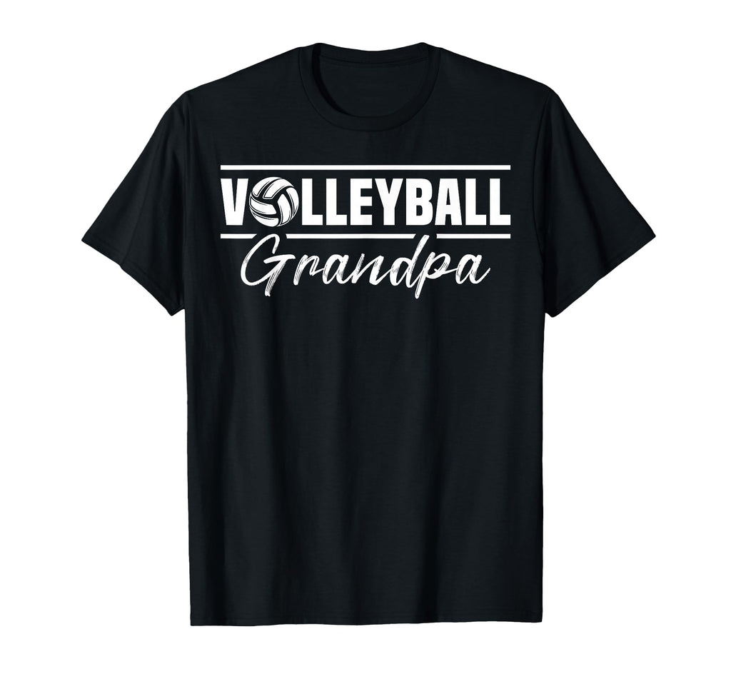 Proud Volleyball Grandpa T-Shirt - Casual Everyday Wear for Adults - T-Shirt, Sweatshirt, Hoodie