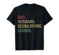 Dad Husband Scuba Diving Legend Scuba T-Shirt - Trendy Graphic Unisex - T-Shirt, Sweatshirt, Hoodie