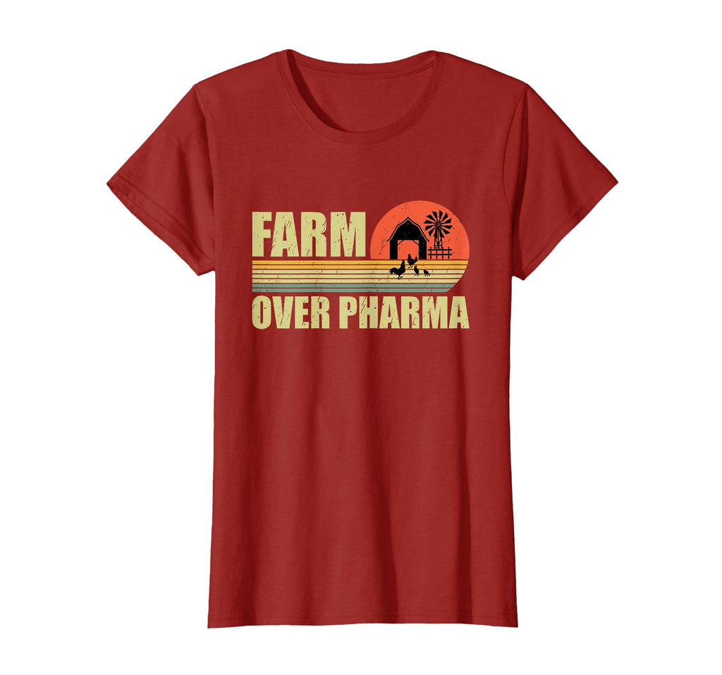 Farm Over Pharma Family Farming Mom T-Shirt - Casual Everyday Wear Unisex - T-Shirt, Sweatshirt, Hoodie
