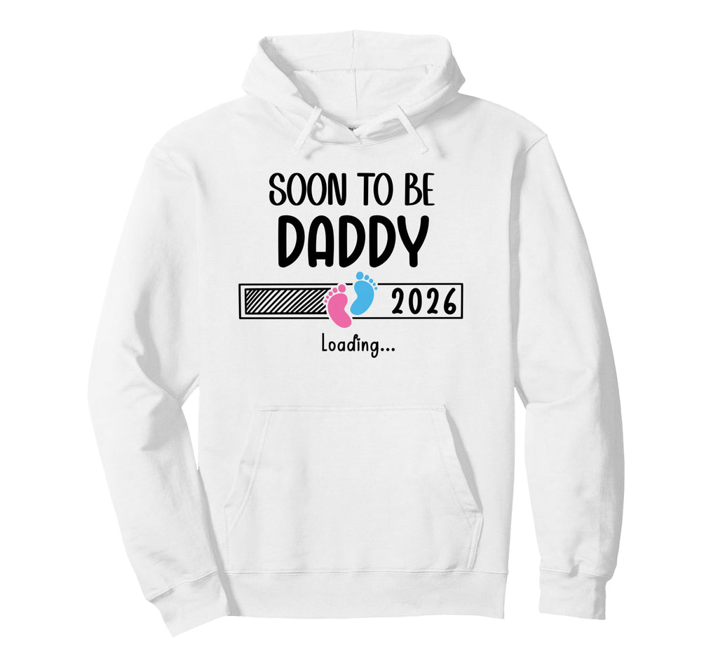 Promoted To Daddy Est 2026 Dad Soon To Be Hoodie - Graphic Print Men Women - T-Shirt, Sweatshirt, Hoodie